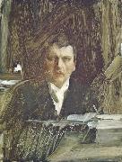 Anders Zorn jag som oretuscherad bild painting